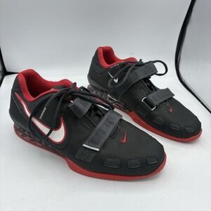 Nike‎ Weightlifting Shoes Mens Size 12.5 Romaleos 2 Red Black White